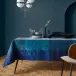 Mille Spheres Nocturne Coated Cotton Tablecloth 59" x 87"