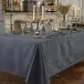 Mille Isaphire Zinc Cotton Damask Table Linens