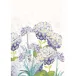 Jardin D'Hortensias Bleu Cotton-Linen Blend Kitchen Towel