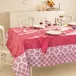 Mille Rosaces Framboise Table Linens