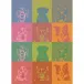 Chiens Pop Kitchen Towel 22"x30", 100% Cotton