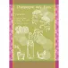 Champagne Des Fees Mousse Kitchen Towel 22"x30", 100% Cotton