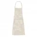 Mille Ginkos Naturel Apron 30"x33", Coated Cotton