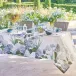 Jardin De Bretagne Bleu Cotton-Linen Blend Table Linens