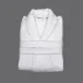 Fluffy White Robe, Size XL, Shawl Collar