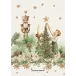 Noel Vintage Dore 50% Cotton 50% Linen Printed Kitchen Towel 20"x28"