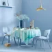 Aqua Mineral Table Linens