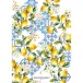Citrons Azulejos Bleu Kitchen Towel 20"x28"