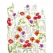 Les Coquelicots Violet Kitchen Towel 20"x28"