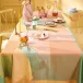 Mille Empreintes Pastel Table Linens