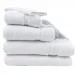 Elea White 100% Cotton Bath Towel 28" x 55"