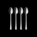 Copenhagen Matte Stainless Steel Dessert Spoon Giftbox 4 Pcs