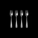 Vivianna Matte Stainless Steel Cake Fork Giftbox 4 pcs