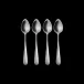 Vivianna Matte Stainless Steel dessert Spoon Giftbox 4 pcs