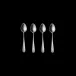 Vivianna Matte Stainless Steel Coffee Spoon Giftbox 4 pcs