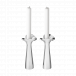 Bloom Botanica Candleholder Stainless Steel, Set Of Two