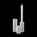 Bernadotte Tealight & Candleholder Stainless Steel S/M/L, 3 Pcs