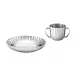 Bernadotte Child Set, Deep Plate & Cup Stainless Steel, 2 Pcs