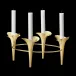 Bloom Botanica 4 Taper Candleholder Gold