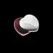 Heart Mirror Polished Stainless Steel ABS Plastic Pill Box