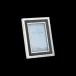 Manhattan Upcycled Leather Stainless Steel Picture Frame 10x15cm (4x6in)