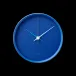 Henning Koppel Stainless Steel Glass ABS Plastic Wall Clock 10cm Blue