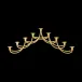 Harmony 18Kt Gold Plated Menorah