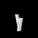Lituus Mirror Polished Stainless Steel Vase Small