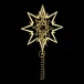 Top 18kt Gold Plated Star Large