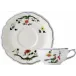 Oiseaux De Paradis Set Of 2 Us Tea Cups & Saucers 6" Dia