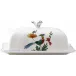 Oiseaux De Paradis Butter Dish 7" x 5 5/16" - 3" H