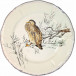 Grands Oiseaux Dessert Plate Brown Duck 9 1/4" Dia