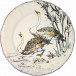 Grands Oiseaux Dessert Plate Greylag Geese 9 1/4" Dia