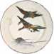 Grands Oiseaux Luncheon Plate Ducks In Flight 10 1/4" Dia