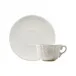 Pont Aux Choux White Set Of 2 Tea Cups & Saucers 5 3/4" Dia