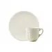 Pont Aux Choux White US Tea Cups & Saucers, Set of 2