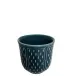 Pont Aux Choux Espresso Cup Ocean Blue 3 3/8 Oz - 2 3/8 H