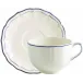 Filet Bleu Jumbo Cup & Saucer 15 1/4 Oz - 7 1/2" Dia