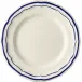 Filet Cobalt Canape Plate 6 1/2" Dia