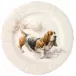 Sologne Dessert Plate Basset 9 1/4" Dia