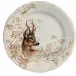Sologne Dessert Plate Deer 9 1/4" Dia