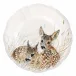 Sologne Canape Plate Fawns 6 7/16" Dia