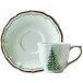 Filet Noel US Tea Cups & Saucers 8 1/2 Oz, 6" Dia, Set of 2