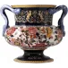 Renaissance Imperiale Vase With Snake Handles Or 5" H