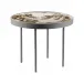 Chevaux Du Vent Coffee Table Black 24 3/16" Dia