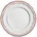 Filet Red Breakfast Cups & Saucers 13 Oz, 7" Dia, Set of 2