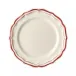 Filet Red Dessert Plates 9 1/8 " dia