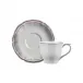 Filet Pivoine Set Of 2 Us Tea Cups & Saucers 8 1/2 Oz, 6" Dia