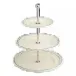 Filet Celadon Three-Tier Cake Stand 10 13/16" Dia - 11 13/16" H