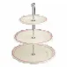 Filet Corail Three-Tier Cake Stand 10 13/16" Dia - 11 13/16" H